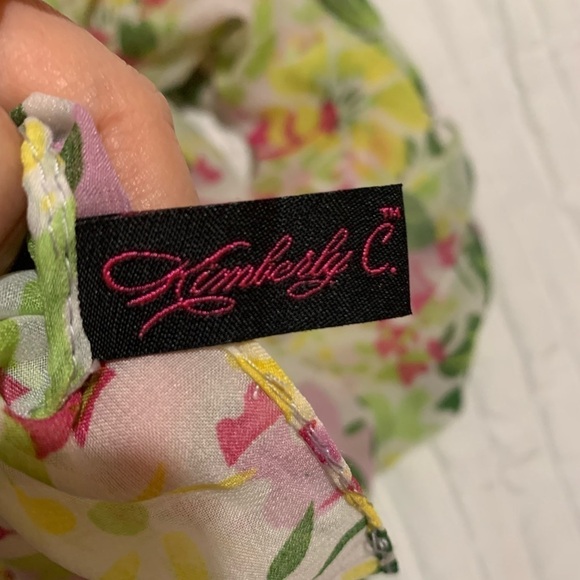 Kimberly C. Infinity scarf multi color green - Picture 4 of 5